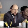 Still of Loretta Devine and Richard Schiff in I Am Sam