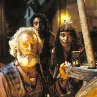 Grant Heslov, Bernard Hill and Sherri Howard in The Scorpion King