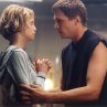 Still of Marc Blucas and Laura Regan in They