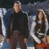 Still of Antonio Banderas, Carla Gugino, Daryl Sabara and Alexa Vega in Spy Kids 2: Island of Lost Dreams