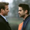 Still of Colin Farrell and Gabriel Macht in The Recruit