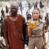 Still of Angelina Jolie and Djimon Hounsou in Lara Croft Tomb Raider: The Cradle of Life