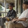 Still of Michael Caine, Robert Duvall and Haley Joel Osment in Secondhand Lions