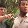 Peter Berg and Dwayne Johnson in The Rundown