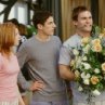 Still of Jason Biggs, Alyson Hannigan and Seann William Scott in American Wedding