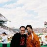 Quentin Tarantino & James Vincent at the University Of Texas on the set of 'Cheer Up'.