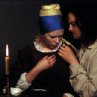 Still of Colin Firth and Scarlett Johansson in Girl with a Pearl Earring