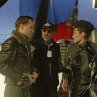 Still of Jude Law, Jon Avnet and Angelina Jolie in Sky Captain and the World of Tomorrow