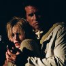 Still of Val Kilmer and Kristen Bell in Spartan