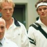 Still of Paul Bettany and Austin Nichols in Wimbledon