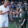 Still of Paul Bettany and Jonathan Timmins in Wimbledon