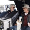 Still of George Lucas and Steven Spielberg in Indiana Jones and the Kingdom of the Crystal Skull