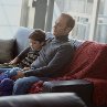 Still of Michael Keaton and Nicholas Elia in White Noise