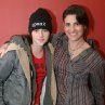 Jessica Sharzer and Kristen Stewart at event of Speak