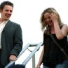 Still of Ethan Hawke and Julie Delpy in Before Sunset