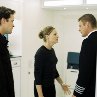 Still of Jodie Foster, Sean Bean and Peter Sarsgaard in Flightplan