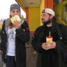 Still of Kevin Smith and Jason Mewes in Clerks II