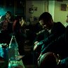 Still of Christian Bale and Freddy Rodríguez in Harsh Times