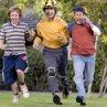 Still of Rob Schneider, David Spade and Jon Heder in The Benchwarmers