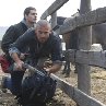 Still of Henry Cavill and Dominic Purcell in Blood Creek