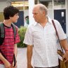 Still of Jimmy Buffett and Logan Lerman in Hoot