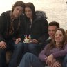 Still of Eric Lively, Gina Holden, Erica Durance and Dustin Milligan in The Butterfly Effect 2