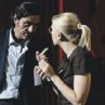 Still of Scarlett Johansson and Ian McShane in Scoop