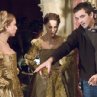 Still of Natalie Portman, Justin Chadwick, Scarlett Johansson and Deborah Saban in The Other Boleyn Girl