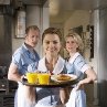 Still of Keri Russell, Cheryl Hines and Lew Temple in Waitress