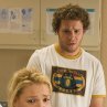 Still of Katherine Heigl and Seth Rogen in Knocked Up