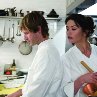 Still of Aaron Eckhart and Catherine Zeta-Jones in No Reservations