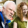 Still of Malcolm McDowell and Judy Greer in Barry Munday