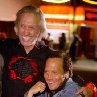 David Carradine and Rob Schneider at event of Big Stan