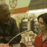 Still of Morgan Freeman and Paz Vega in 10 Items or Less