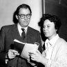 Still of Gregory Peck and Harper Lee in To Kill a Mockingbird