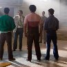 Still of Matthew McConaughey, David Strathairn, Huntley Ritter, Anthony Mackie and Kevin Atkins in We Are Marshall