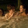 Still of Eva Amurri Martino, Jesse Eisenberg and Jason Ritter in The Education of Charlie Banks