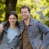 Still of Greg Kinnear and Erika Marozsán in Feast of Love