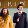Still of Mike Myers and John Oliver in The Love Guru