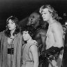 Still of Tanya Roberts, Marc Singer and John Amos in The Beastmaster