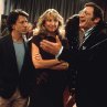 Still of Dustin Hoffman, Teri Garr and Sydney Pollack in Tootsie