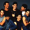 Still of Tom Cruise, Matt Dillon, Emilio Estevez, Rob Lowe, Patrick Swayze, C. Thomas Howell and Ralph Macchio in The Outsiders