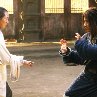 Still of Jackie Chan and Jet Li in The Forbidden Kingdom