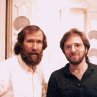 Jim Henson and Robert Armin on the set of 