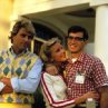 Still of Robert Carradine, Ted McGinley and Julia Montgomery in Revenge of the Nerds