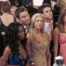 Still of Brittany Snow, Dana Davis, Collins Pennie, Jessica Stroup, Kelly Blatz and Scott Porter in Prom Night