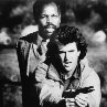 Still of Mel Gibson and Danny Glover in Lethal Weapon