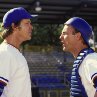 Still of Kevin Costner and Tim Robbins in Bull Durham