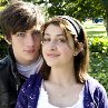 Still of Aaron Johnson and Georgia Groome in Angus, Thongs and Perfect Snogging