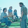 Still of Kevin Costner, Gaby Hoffmann, Amy Madigan and Timothy Busfield in Field of Dreams